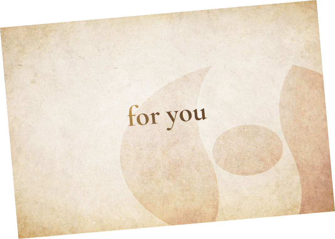 foryouと書かれた手紙